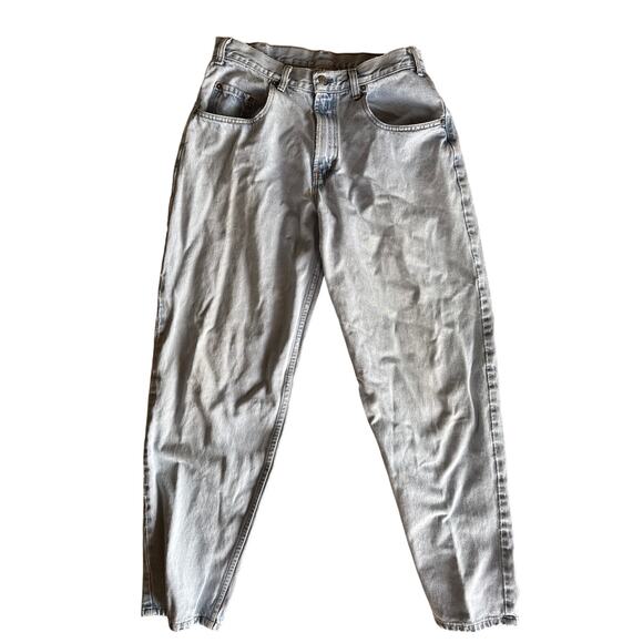 Vintage Gap Baggy Fit Light Wash Tapered 34x32 (tag) Denim Jeans - Picture 1 of 9